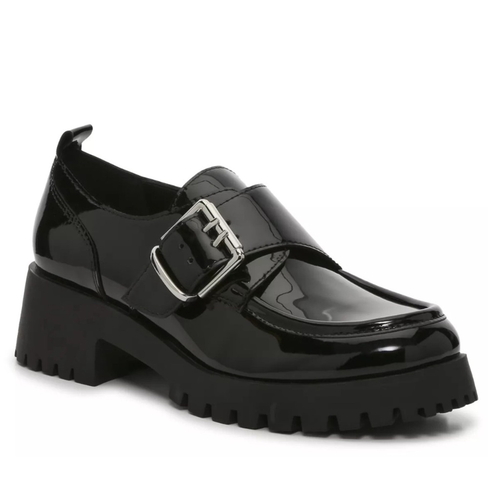 Black Patent Leather Loafers